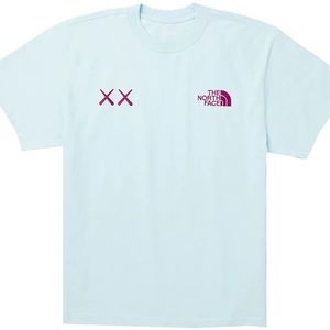 KAWS x The North Face Tee ICE BLUE